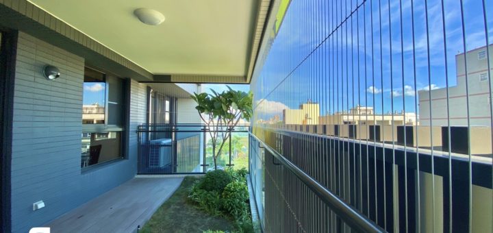 高雄市鳳山區防貓又防墜的隱形鐵窗