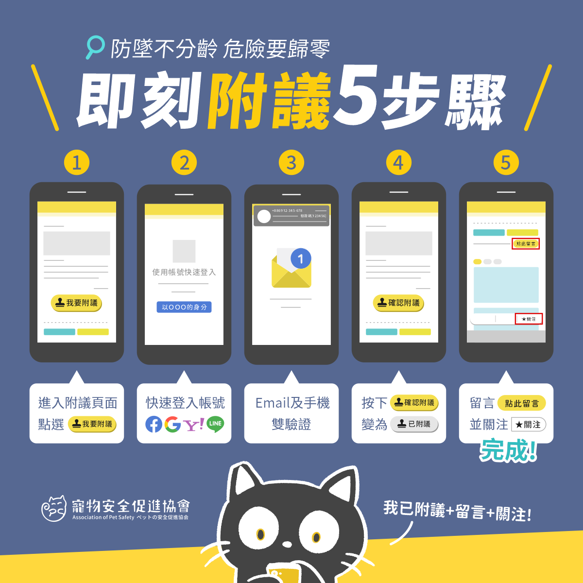 附議刪除防墜設施安裝年齡限制，促進公眾權益